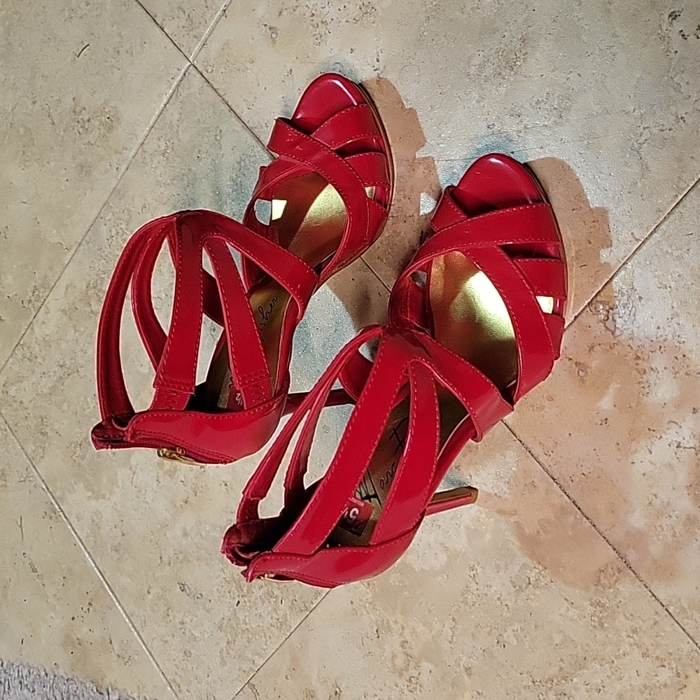Red heels!